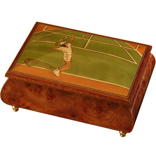 Tennis theme music box