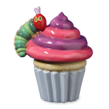 Caterpillar on Cupcake Rotating FIG