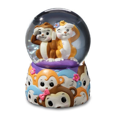 Jingle Jumbles Monkey Water Globe