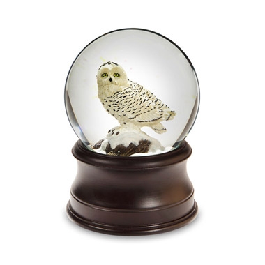 Snowy Owl Snow Globe