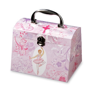 Twirls & Swirls Ballerina Musical Jewelry Box