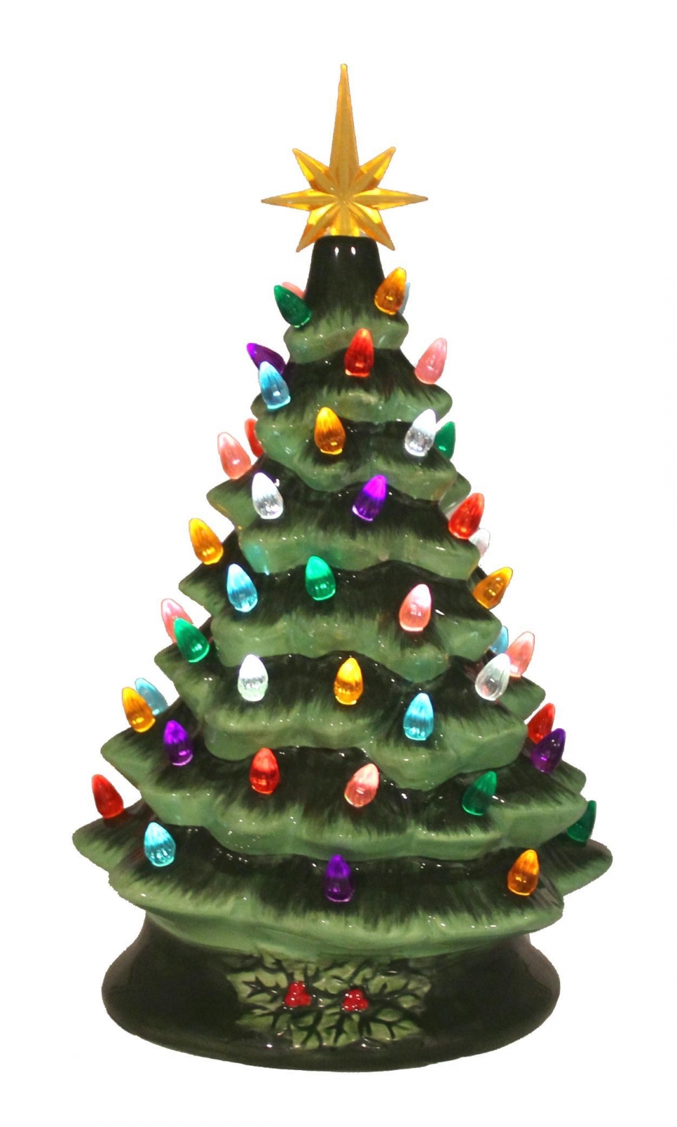14 Musical Ceramic Lighted Christmas Tree