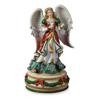 Holiday Treasures Snowflake Angel Figurine