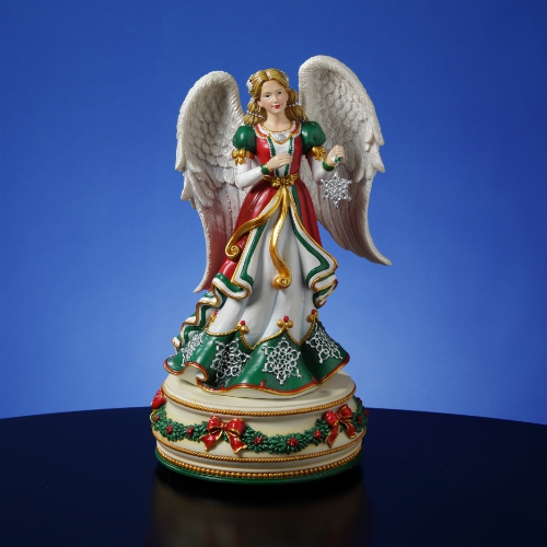 Holiday Treasures Snowflake Angel Figurine
