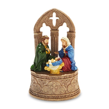 Rustic Nativity Figurine