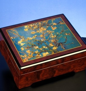 Van Gogh Blossoming Almond Musical Jewelry Box
