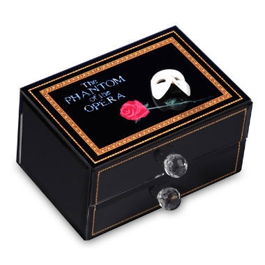 Mask & Rose Glass Drawer Box