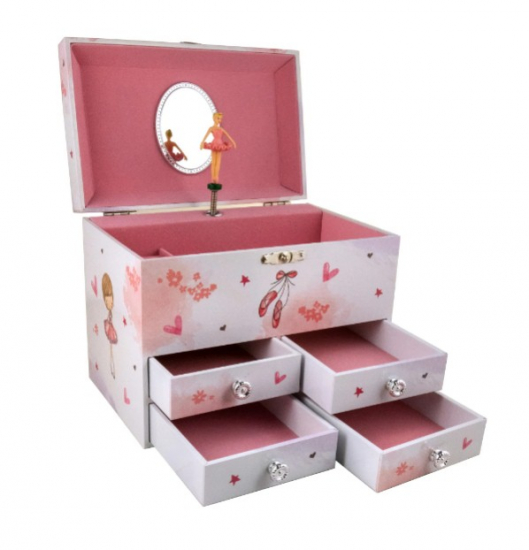 4-Drawer Jewelry Box