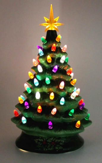 Lighted Ceramic Christmas Tree