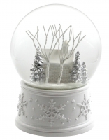 100MM White Christmas Snow Globe