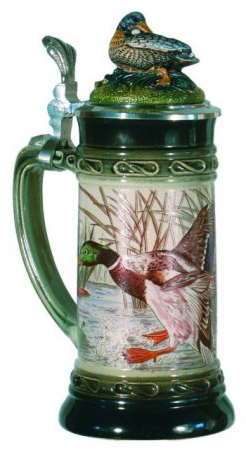 LE German Beer Stein with Ducks
