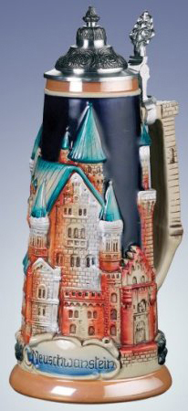 LE German Beer Stein Neuschwanstein Castle