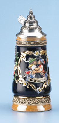 KISSING COUPLE BEER STEIN