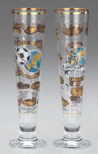 WORLD CUP PILSNERS-SET OF 2