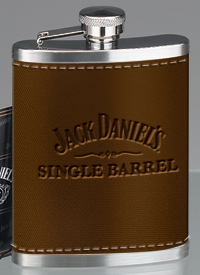 Jack Daniel's Single Barrel Leather Flask