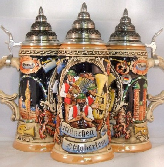 Munich Oktoberfest LE German Beer Stein .75L