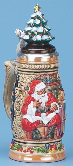 SANTA WITH CHILDREN STEIN