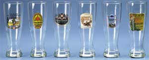 WEIZENBIER GLASSES-SET OF 6 ASSORTED