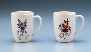 AMY BROWN COFFEE CUP PAIR