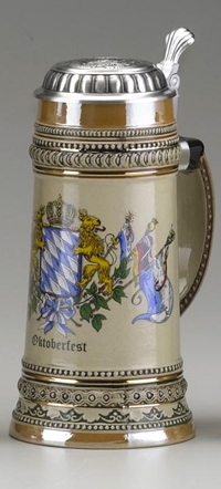 BAYERN FLAG STEIN 1.0L