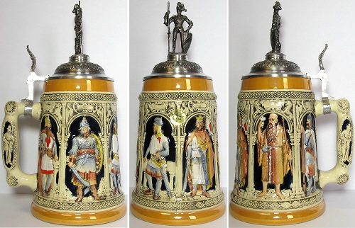 Limited Edition Crusaders German Beer Stein 1L
