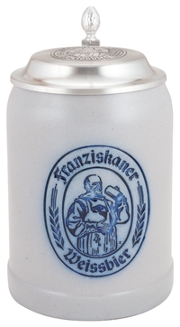 Franziskaner 0.5 L Salt Glaze with Lid