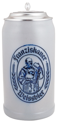 Franziskaner 1.0 L Salt Glazed with Lid