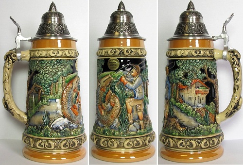 Fisherman Limited Edition German Beer Stein .5L