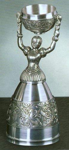 German Pewter Bridal Cup | Nuremberg Wedding Cup