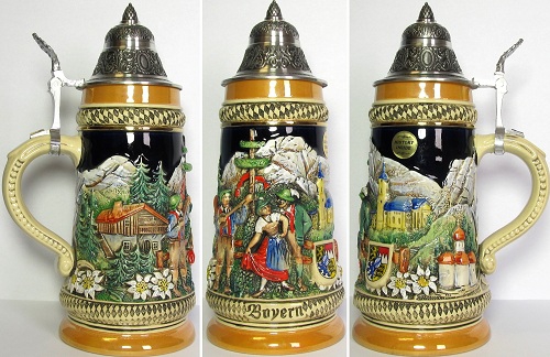 Limited Edition Bavaria German Beer Stein .5L