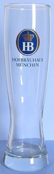 Hofbrauhaus Munchen Munich Wheat Beer Glass