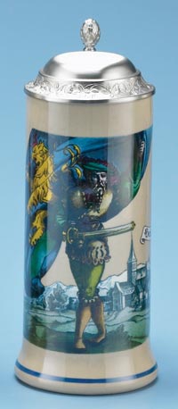 HEIDELBERG FLAGBEARER STEIN