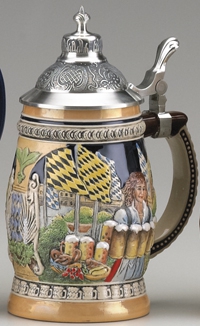 Oktoberfest Beer Liesl Stein