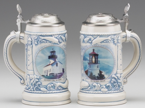*OLD POINT LOMA/HECETA STEIN W/ LID