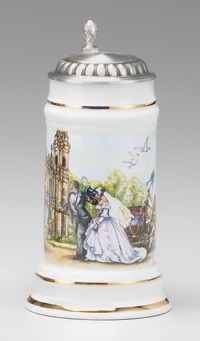 PORCELAIN WEDDING STEIN