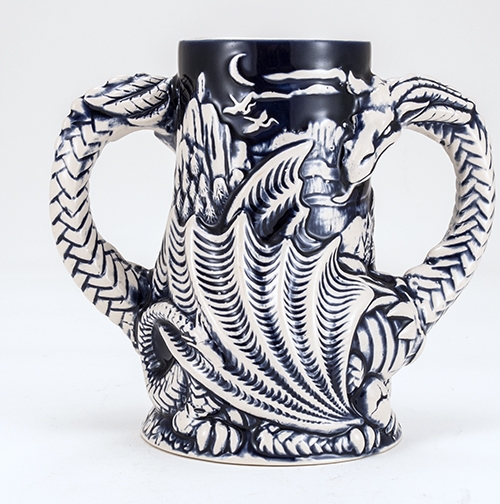 Double-Handle Dragon Mug