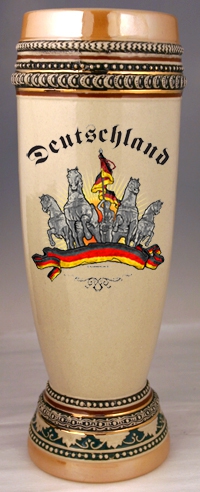 Stoneware Deutschland Horses Pilsner