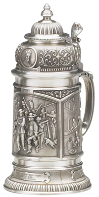 OLD MASTERS PEWTER STEIN