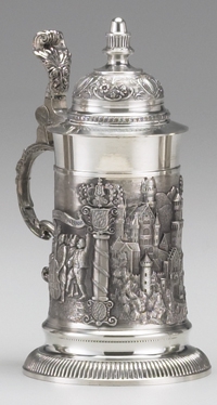 PEWTER NEUSCHWANSTEIN STEIN