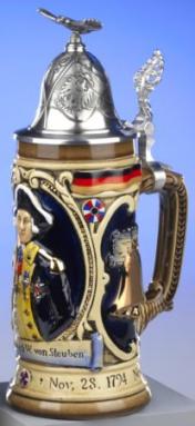 General von Steuben LE German Beer Stein .75L