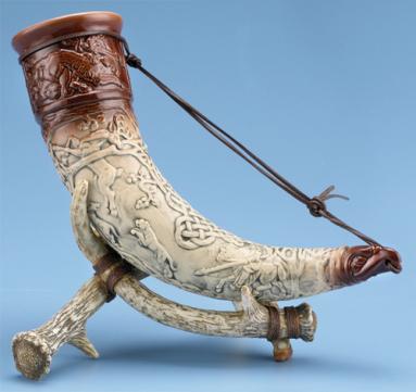 HORN OF CUCHULAINN WITH STAND