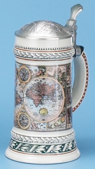 OLD WORLD MAP STEIN