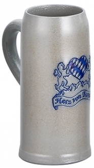 Herz von Bayern 0.5 L Salt Glaze without Lid
