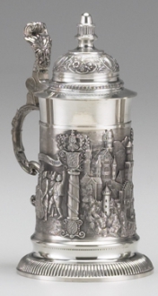 PEWTER NEUSCHWANSTEIN STEIN
