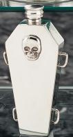 PEWTER CASKET FLASK