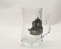 Glass Mug With Deutschland Crest