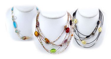 Murano Glass Bead Necklace