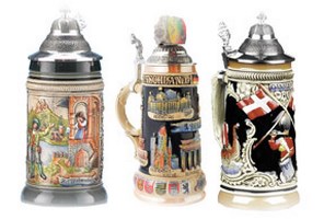 German Heritage Beer Steins
