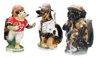 Dogs Figurine Beer Steins