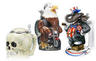 More Beer Stein Figurines